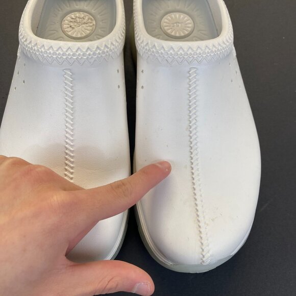 Ugg M Tasman Sport White Mens 8 Unisex Slip On Casual Sandals,White,Clogs,Comfor